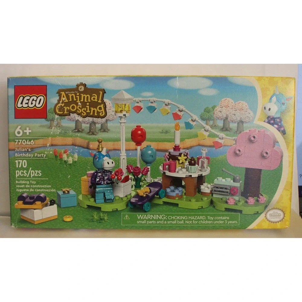 LEGO Animal Crossing Julian's Birthday Party 77046 Building Toy Set 170 Pcs NEW